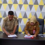 Penandatanganan Kerjasama Antara DKPPP Kab. Barsel dengan SMK Negeri 2 Buntok